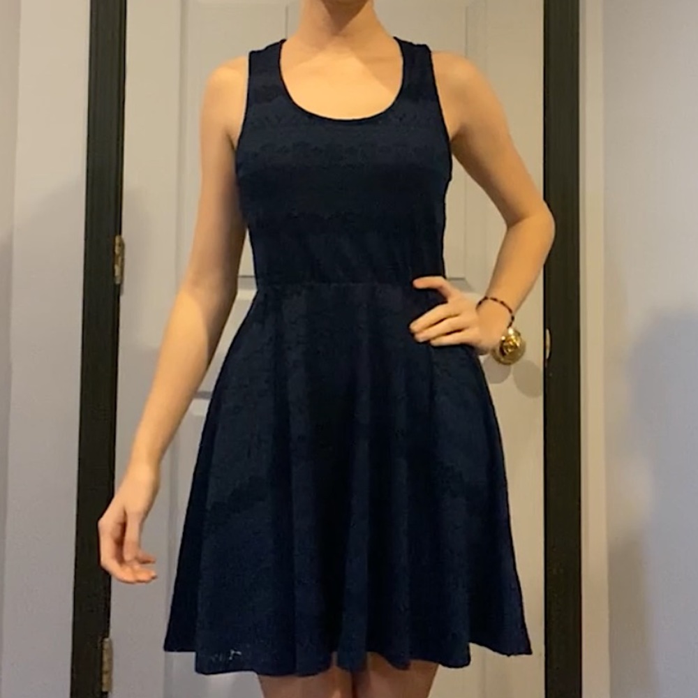 Navy Blue deb dress